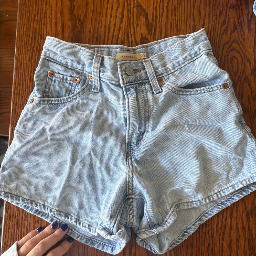 Levi's Light Blue Jean Shorts